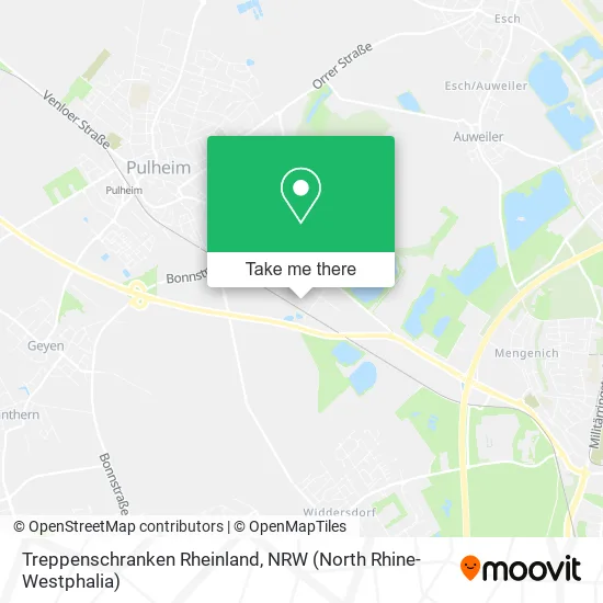 Карта Treppenschranken Rheinland