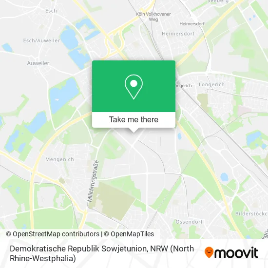 Карта Demokratische Republik Sowjetunion