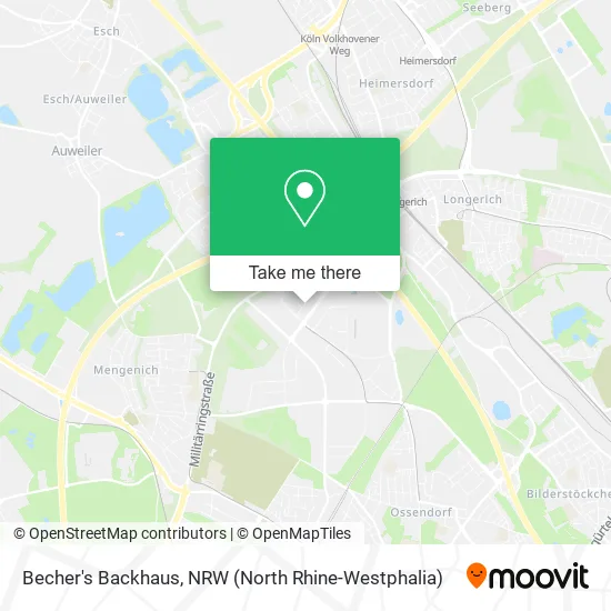 Карта Becher's Backhaus