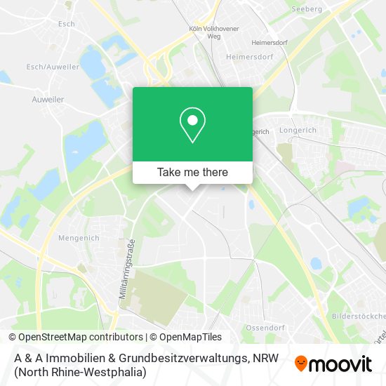 A & A Immobilien & Grundbesitzverwaltungs map