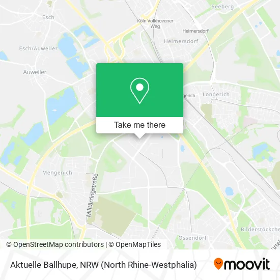 Aktuelle Ballhupe map