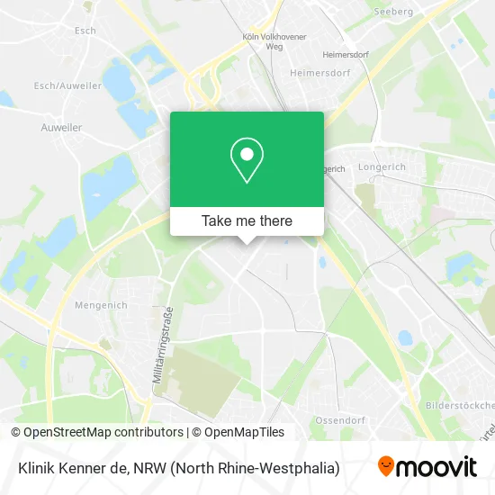 Карта Klinik Kenner de