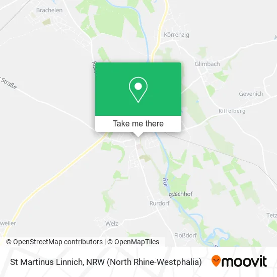 Карта St Martinus Linnich