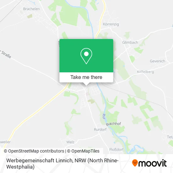 Werbegemeinschaft Linnich map