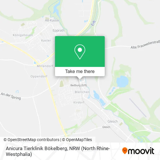 Карта Anicura Tierklinik Bökelberg