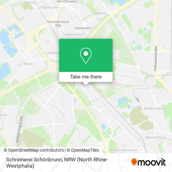 Schreinerei Schönbrunn map