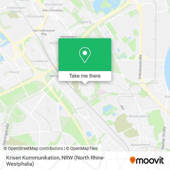 Krisen Kommunikation map