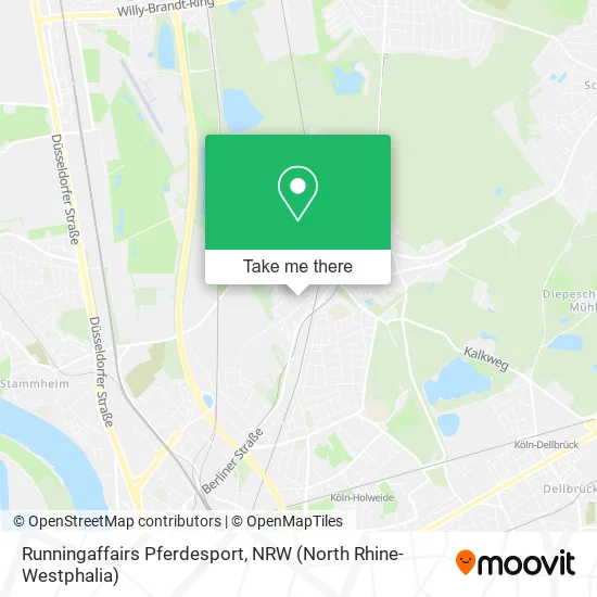 Карта Runningaffairs Pferdesport