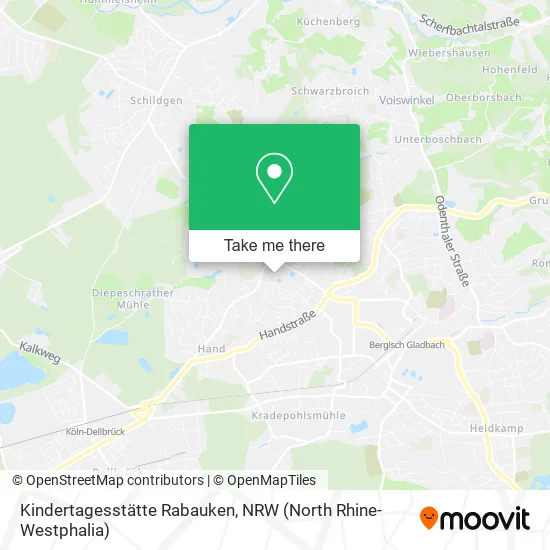 Карта Kindertagesstätte Rabauken