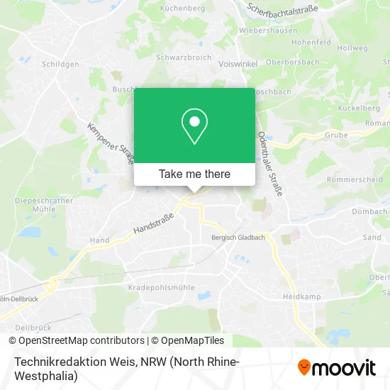 Карта Technikredaktion Weis