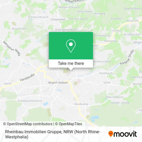 Rheinbau Immobilien Gruppe map