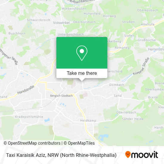 Taxi Karaisik Aziz map