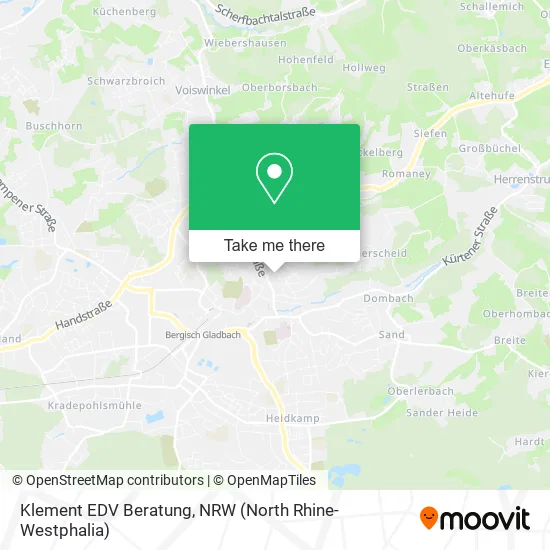 Карта Klement EDV Beratung