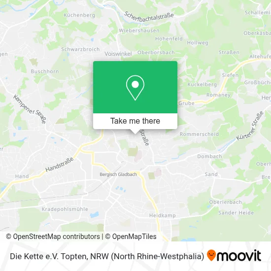 Die Kette e.V. Topten map