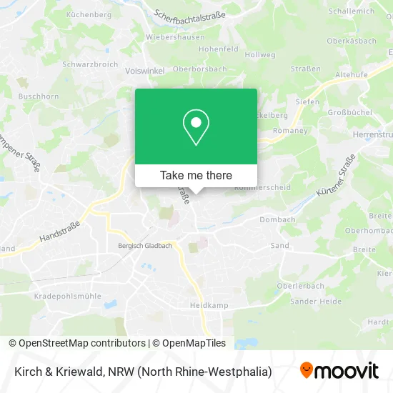 Kirch & Kriewald map