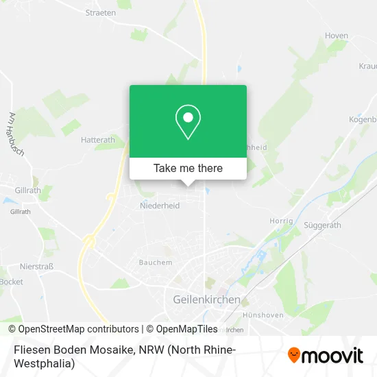 Fliesen Boden Mosaike map