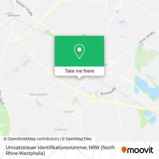 Карта Umsatzsteuer Identifikationsnummer