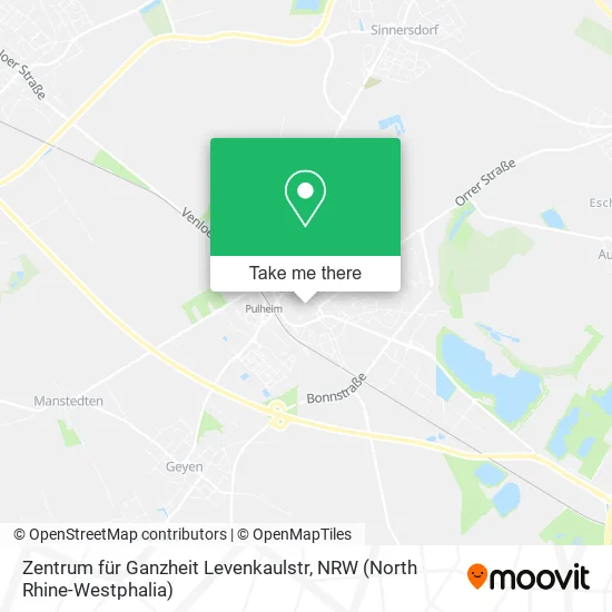 Карта Zentrum für Ganzheit Levenkaulstr