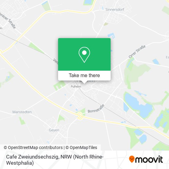 Cafe Zweiundsechszig map