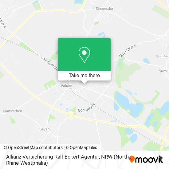 Карта Allianz Versicherung Ralf Eckert Agentur