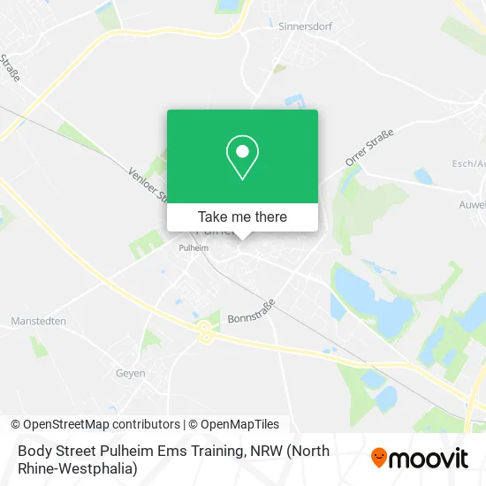 Карта Body Street Pulheim Ems Training