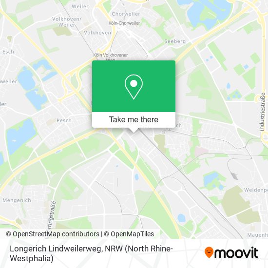 Longerich Lindweilerweg map