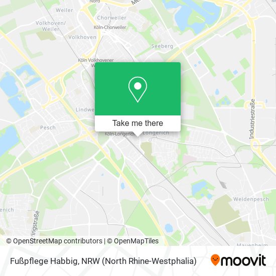 Fußpflege Habbig map