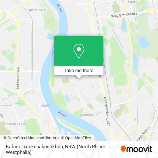 Карта Bafaro Trockenakustikbau