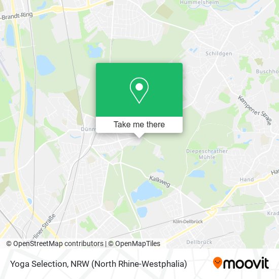 Yoga Selection map