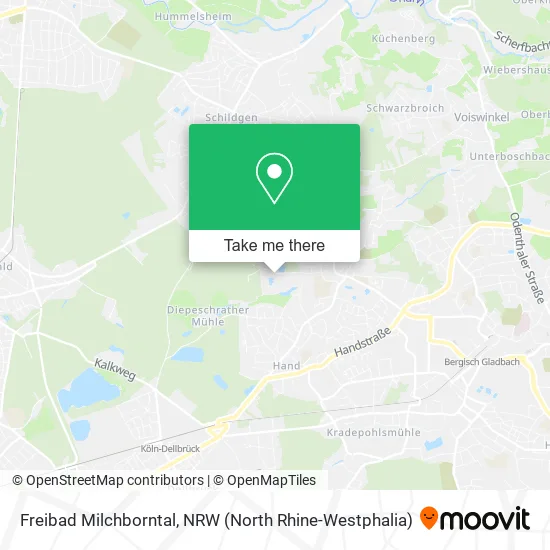 Карта Freibad Milchborntal