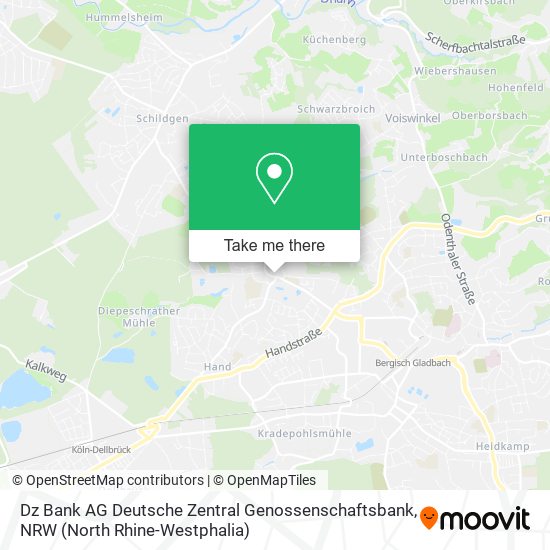 Dz Bank AG Deutsche Zentral Genossenschaftsbank map