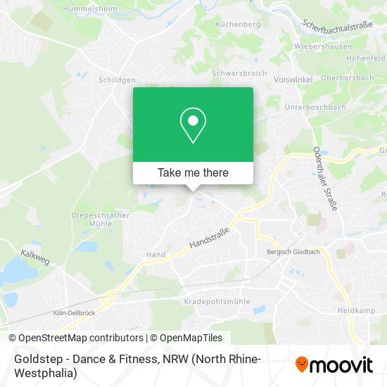 Goldstep - Dance & Fitness map