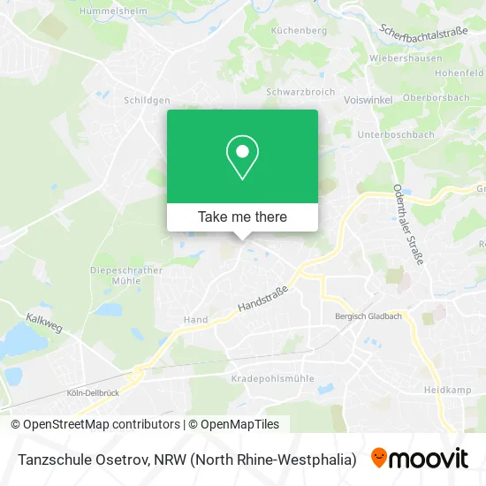 Карта Tanzschule Osetrov