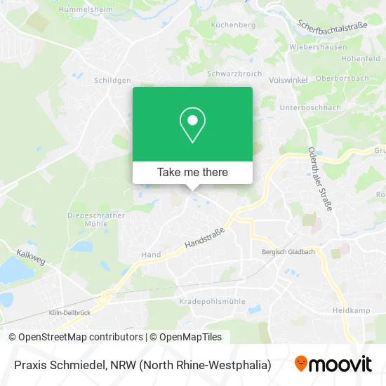 Praxis Schmiedel map