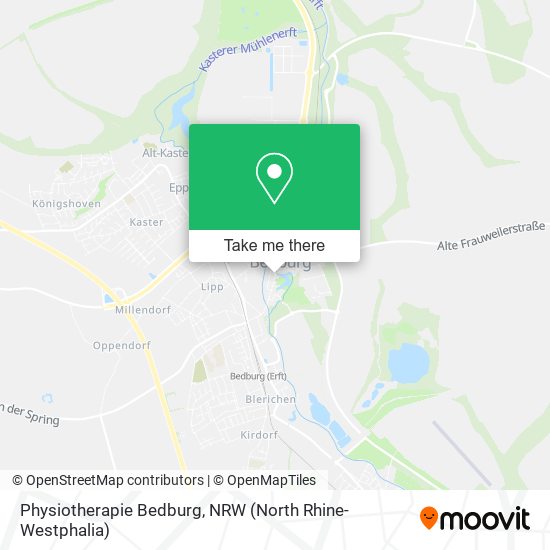 Physiotherapie Bedburg map
