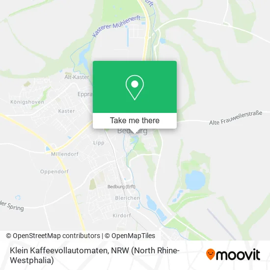 Карта Klein Kaffeevollautomaten