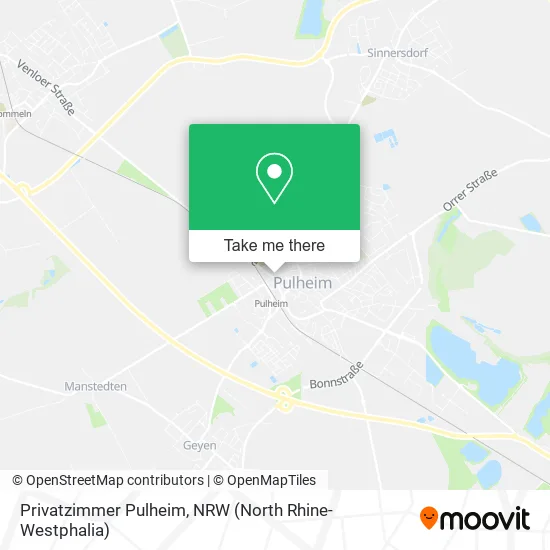 Карта Privatzimmer Pulheim