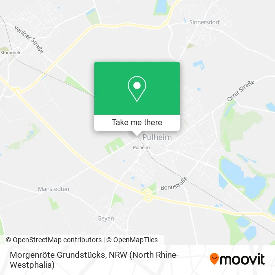 Карта Morgenröte Grundstücks