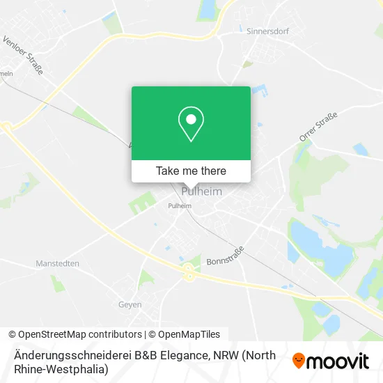 Карта Änderungsschneiderei B&B Elegance