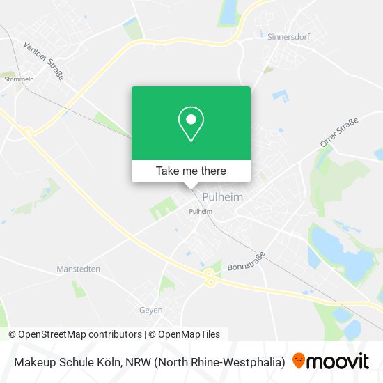 Makeup Schule Köln map