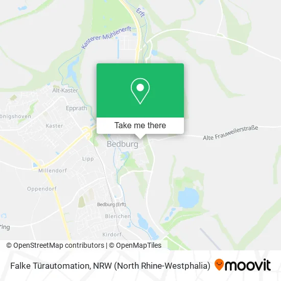 Карта Falke Türautomation