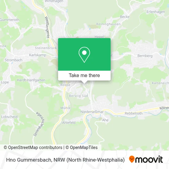Hno Gummersbach map