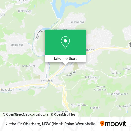 Kirche für Oberberg map
