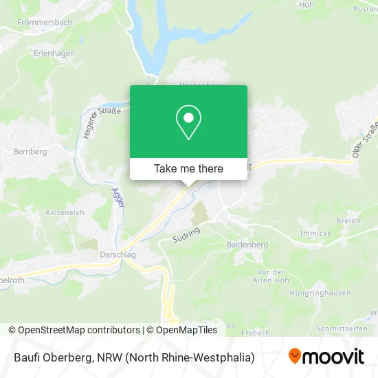 Baufi Oberberg map