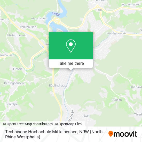 Technische Hochschule Mittelhessen map