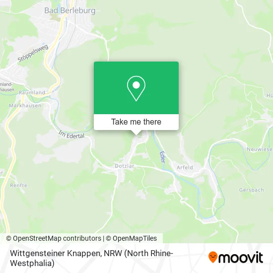 Wittgensteiner Knappen map