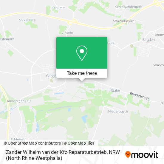 Zander Wilhelm van der Kfz-Reparaturbetrieb map