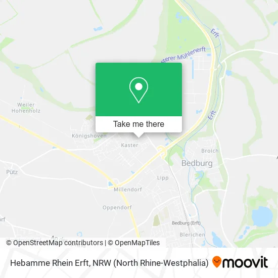 Карта Hebamme Rhein Erft