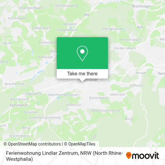 Ferienwohnung Lindlar Zentrum map
