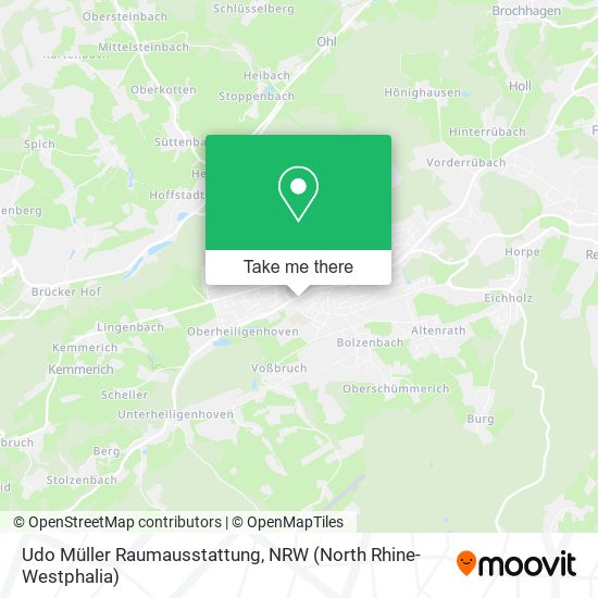 Udo Müller Raumausstattung map